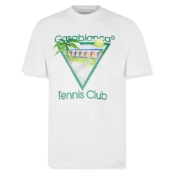 Casablanca Casa Tennis Club White T Shirt< T-shirts