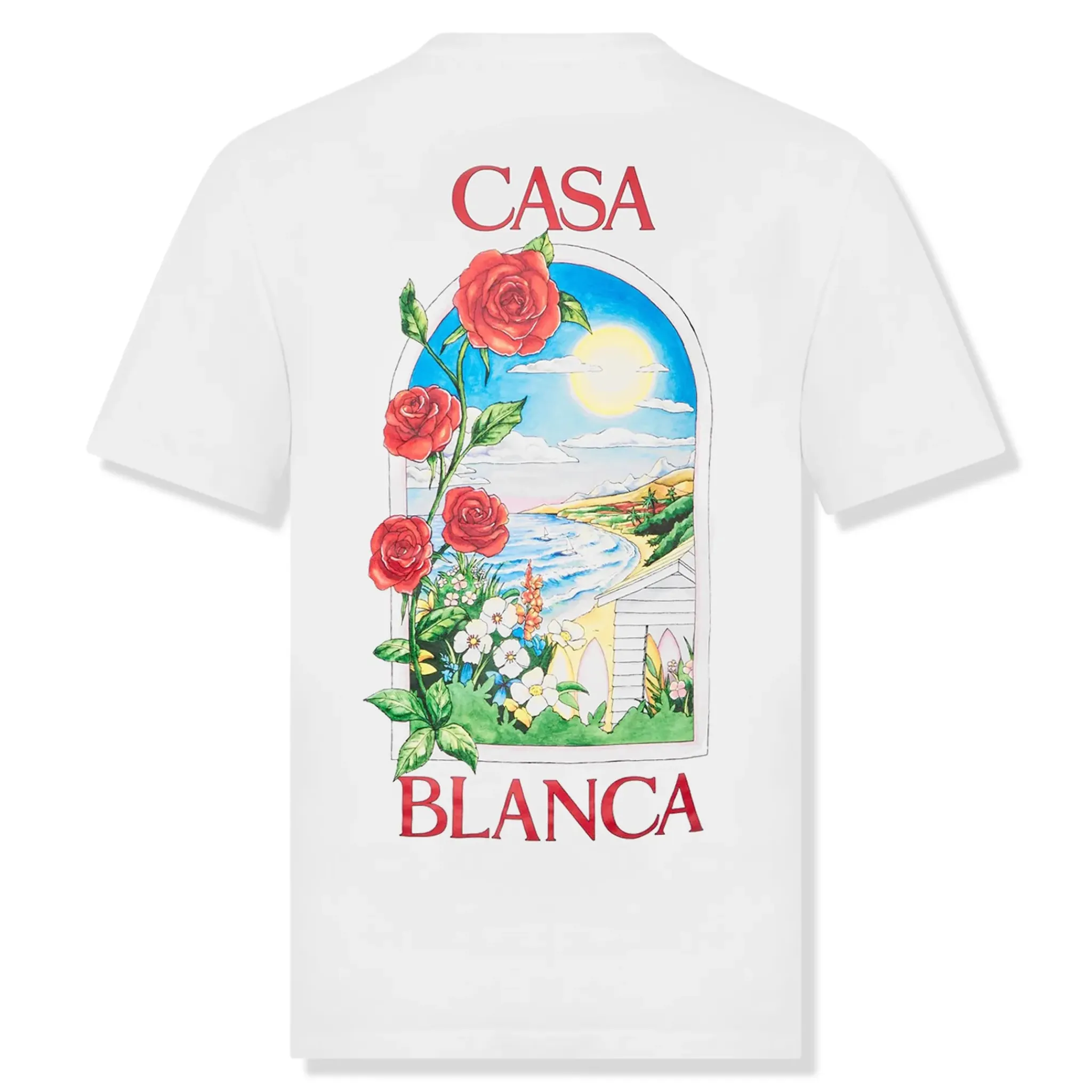 Casablanca LA Days White T Shirt< T-shirts