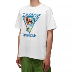 Casablanca La Joueuse T Shirt White< T-shirts