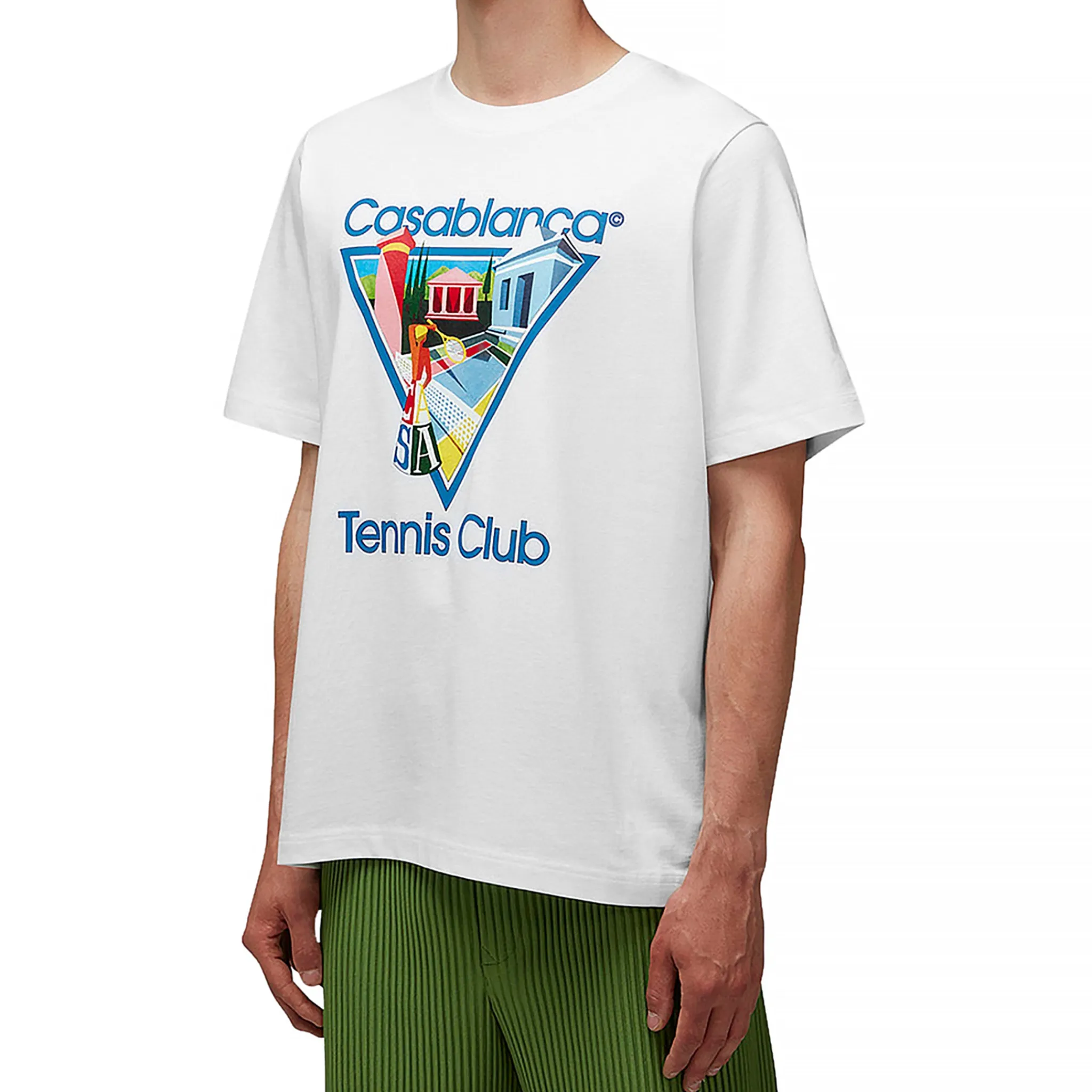 Casablanca La Joueuse T Shirt White< T-shirts