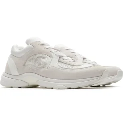 Chanel CC Logo Light Pink Mesh Sneaker - Preloved< Designer Trainers
