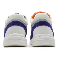 Chanel CC Logo Suede Nylon Purple Blue Sneaker - Preloved< Designer Trainers