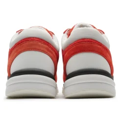 Chanel CC Logo Suede Red Tweed Sneaker - Preloved< Designer Trainers