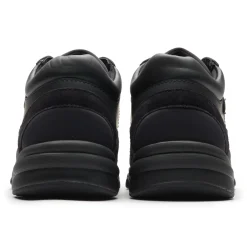 Chanel CC Logo Suede Triple Black Sneaker - Preloved< Black Trainers|Designer Trainers