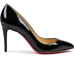 Christian Louboutin Pigalle Follies Patent Black 85 Heel< Black Trainers