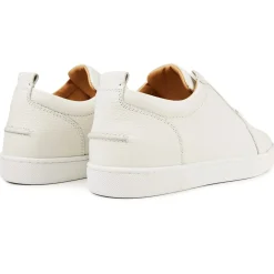 Christian Louboutin Rantulow Flat White Grain< White Trainers|Designer Trainers