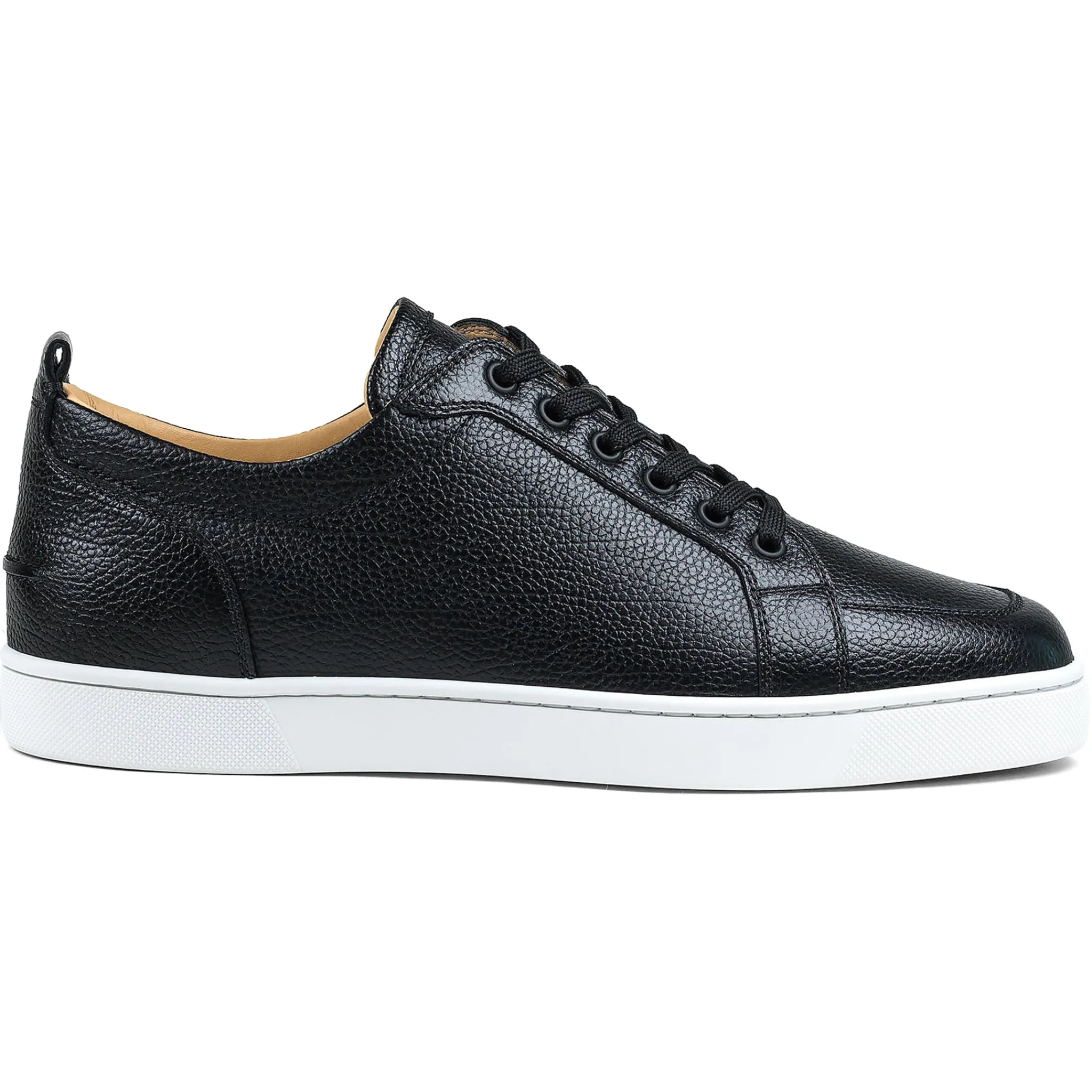 Christian Louboutin Rantulow Flat Black Grain< Black Trainers|Designer Trainers