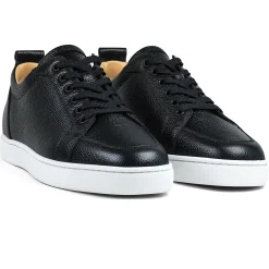 Christian Louboutin Rantulow Flat Black Grain< Black Trainers|Designer Trainers
