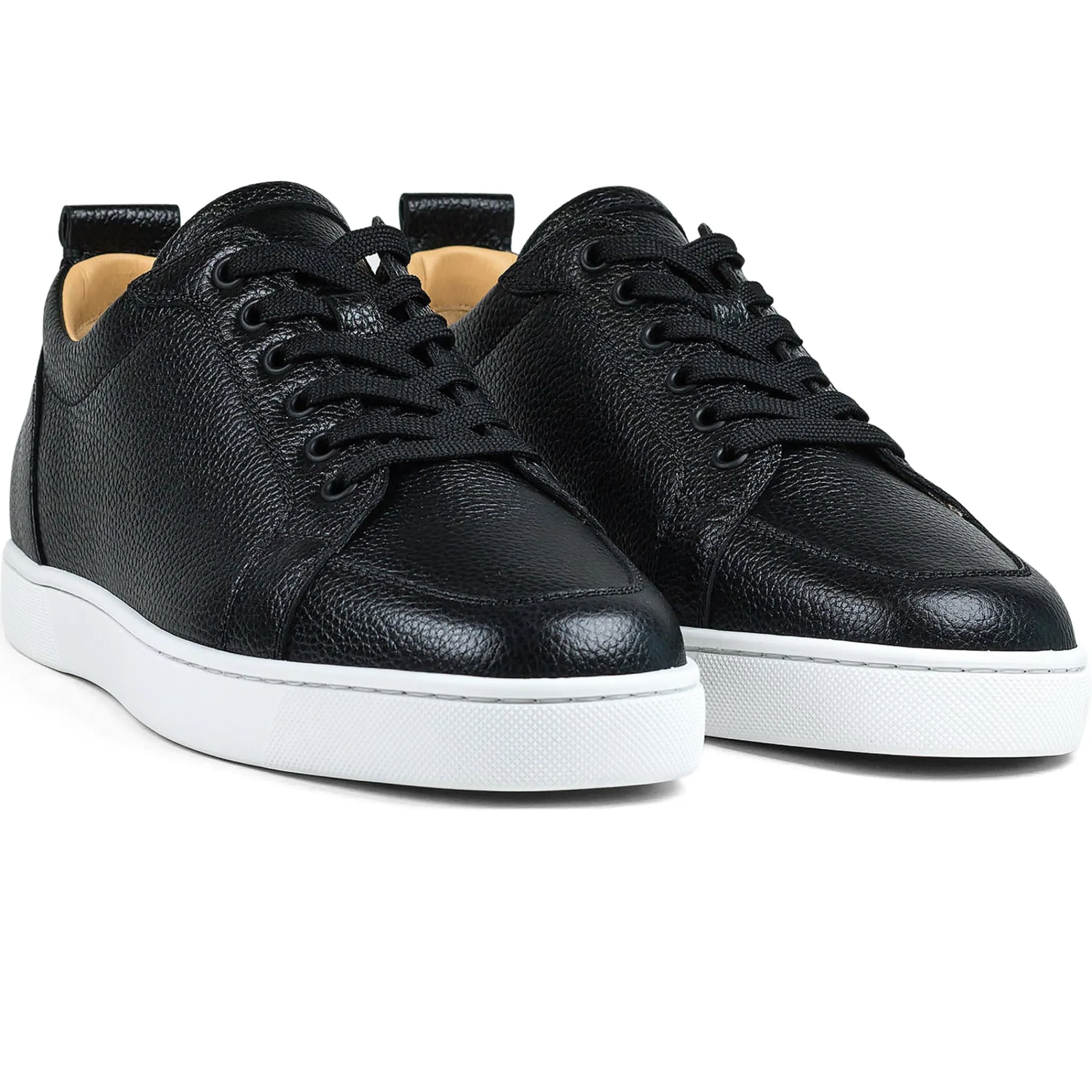 Christian Louboutin Rantulow Flat Black Grain< Black Trainers|Designer Trainers