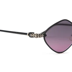 Chrome Hearts Diamond Dog Matte Black Sunglasses< Sunglasses