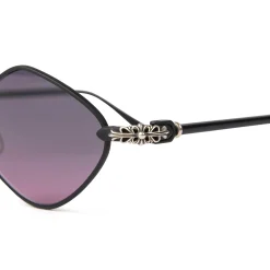 Chrome Hearts Diamond Dog Matte Black Sunglasses< Sunglasses
