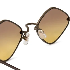 Chrome Hearts Diamond Dog Light Brown Sunglasses< Sunglasses