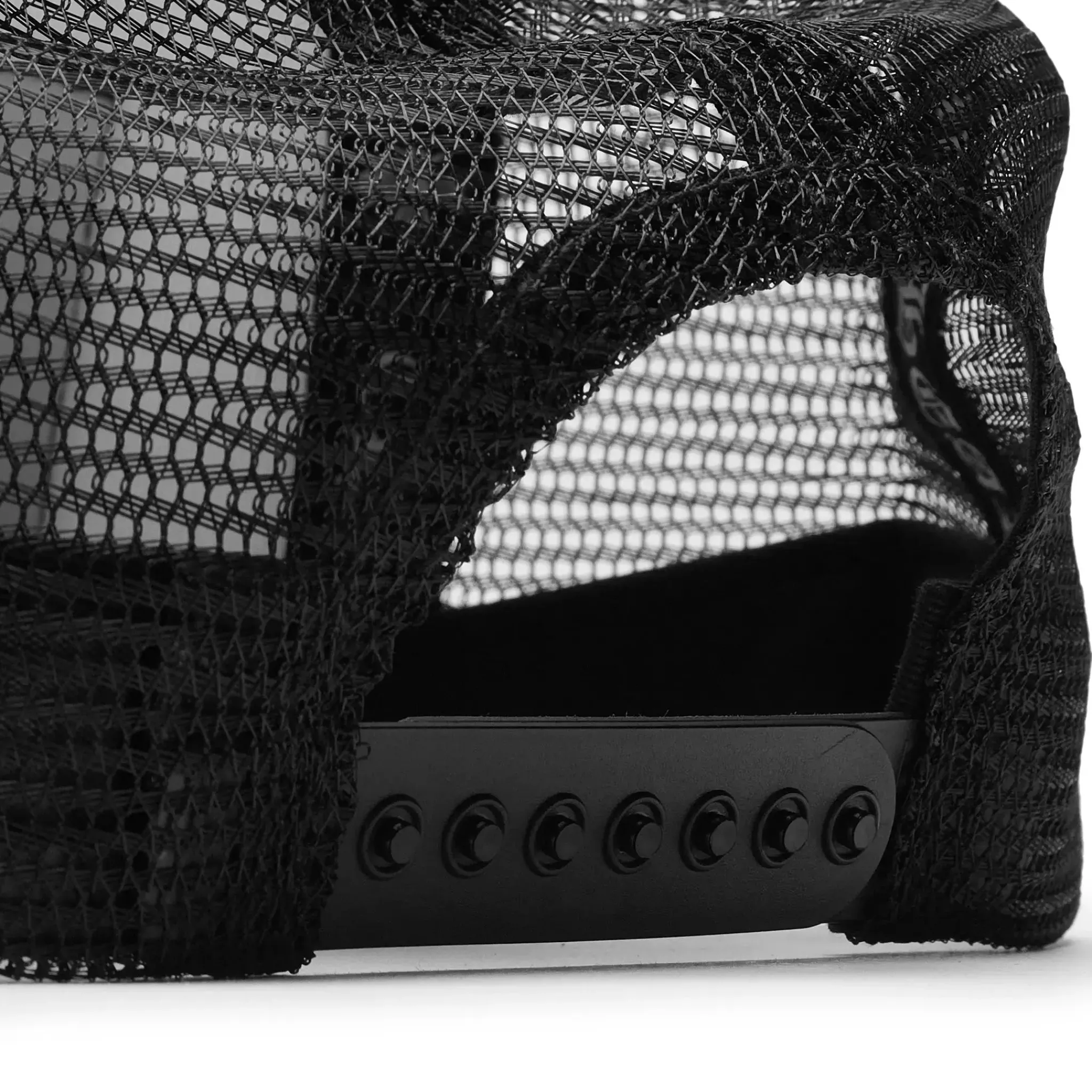 Chrome Hearts Fuck Hollywood White Black Trucker Cap< Hats & Caps