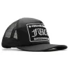 Chrome Hearts Fuck Hollywood Black Trucker Cap< Hats & Caps
