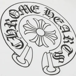 Chrome Hearts Horse Shoe Pocket Logo White T Shirt< T-shirts
