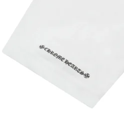 Chrome Hearts Horse Shoe Pocket Logo White T Shirt< T-shirts