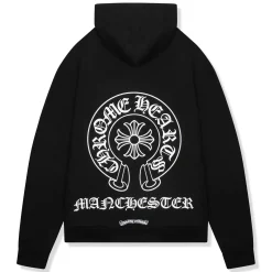 Chrome Hearts Manchester Exclusive Horse Shoe Zip-Up Black Hoodie< Sweatshirts & Hoodies