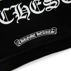 Chrome Hearts Manchester Exclusive Horse Shoe Pocket Logo L/S Black T Shirt< T-shirts