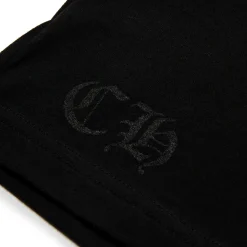 Chrome Hearts Manchester Exclusive Horse Shoe Pocket Logo L/S Black T Shirt< T-shirts