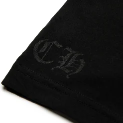 Chrome Hearts Manchester Exclusive Horse Shoe Pocket Logo Black T Shirt< T-shirts