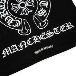 Chrome Hearts Manchester Exclusive Horse Shoe Pocket Logo Black T Shirt< T-shirts