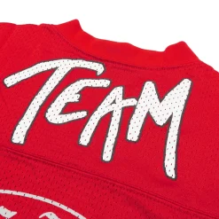 Chrome Hearts Matty Boy Form Stadium Mesh Red Jersey< T-shirts