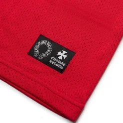 Chrome Hearts Matty Boy Form Stadium Mesh Red Jersey< T-shirts