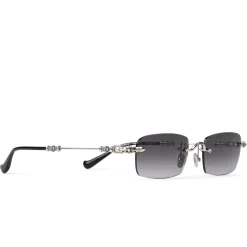 Chrome Hearts Pills III Silver Black Sunglasses< Sunglasses