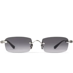 Chrome Hearts Pills III Silver Black Sunglasses< Sunglasses