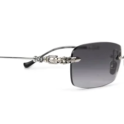 Chrome Hearts Pills III Silver Black Sunglasses< Sunglasses