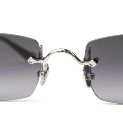 Chrome Hearts Pills III Silver Black Sunglasses< Sunglasses