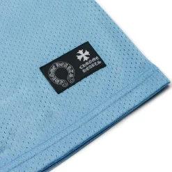 Chrome Hearts Stadium Mesh Short Sleeve Blue Jersey< T-shirts