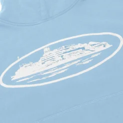 Corteiz Alcatraz Baby Blue Hoodie< Sweatshirts & Hoodies
