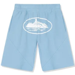 Corteiz Alcatraz Baby Blue Shorts< Shorts