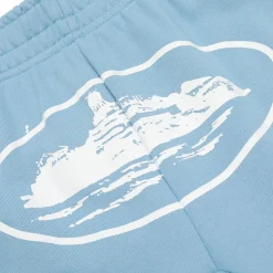 Corteiz Alcatraz Baby Blue Shorts< Shorts