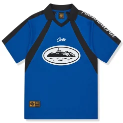 Corteiz Alcatraz Navy Football Jersey< T-shirts