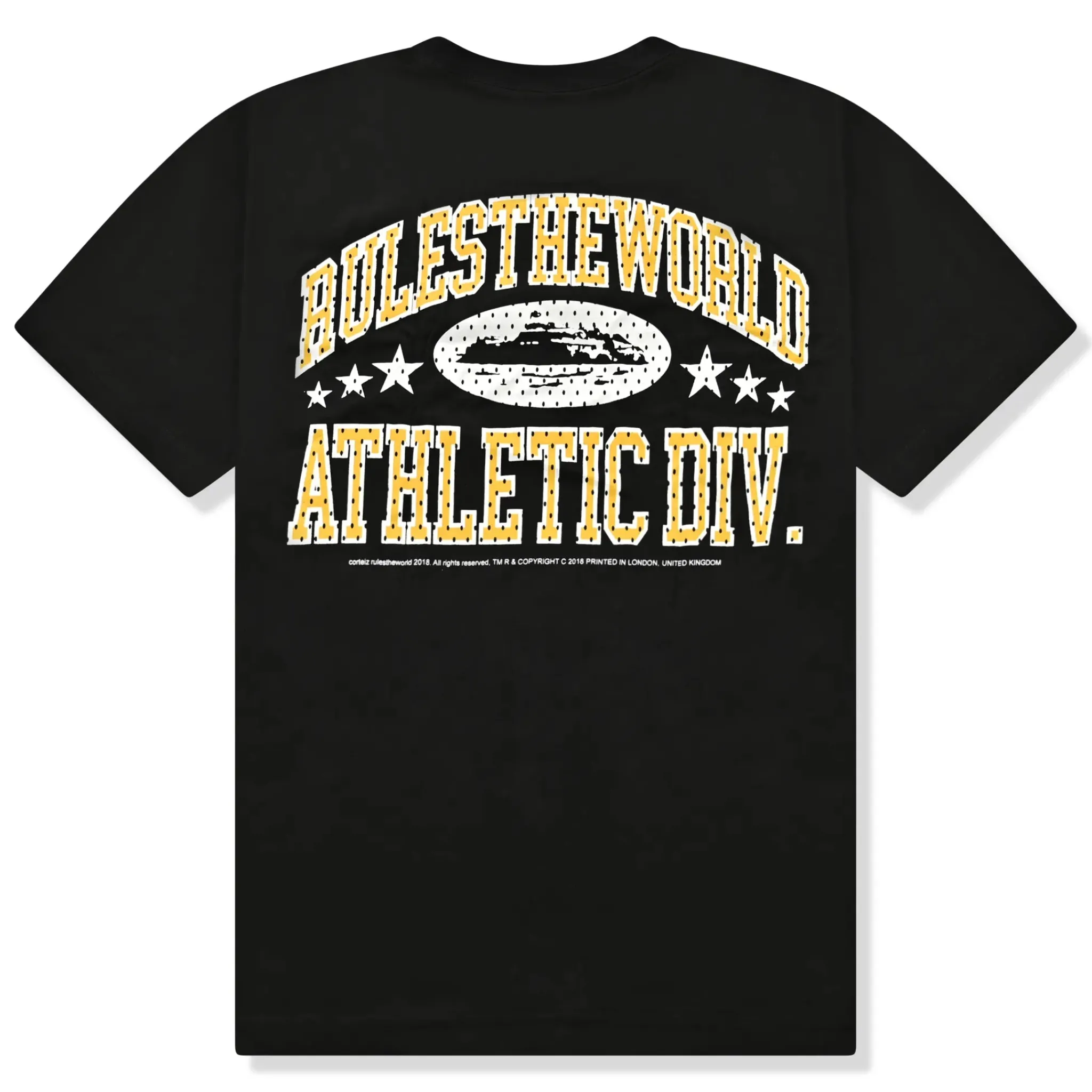 Corteiz Athletic Division Black T Shirt< T-shirts