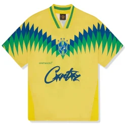 Corteiz Club America Brazil Jersey Yellow< T-shirts