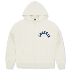 Corteiz Colly Arch Zip-Up Light Heather Grey Hoodie< Sweatshirts & Hoodies
