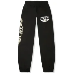 Corteiz Gasolina Black Sweatpants< Bottoms|Sweatpants