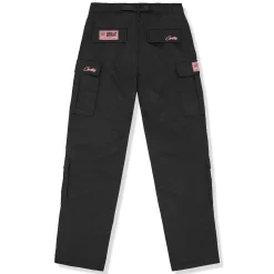Corteiz Guerillaz Black Pink Cargo Pants< Cargo Pants|Bottoms