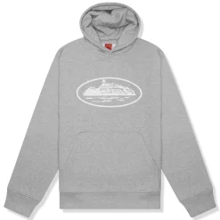 Corteiz OG Alcatraz Heather Grey Hoodie (2024)< Sweatshirts & Hoodies