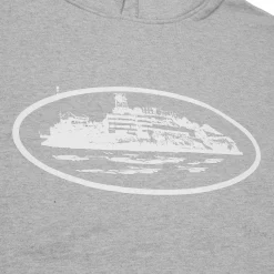 Corteiz OG Alcatraz Heather Grey Hoodie (2024)< Sweatshirts & Hoodies