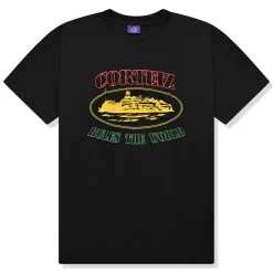 Corteiz OG Carni Alcatraz Black T Shirt< T-shirts