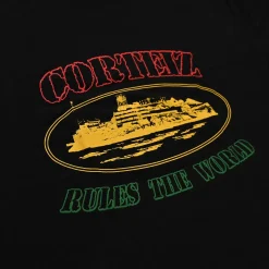 Corteiz OG Carni Alcatraz Black T Shirt< T-shirts