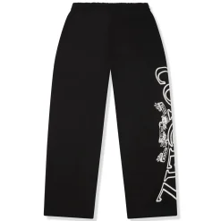 Corteiz RTW Superior Royale Open Hem Black Pants< Bottoms