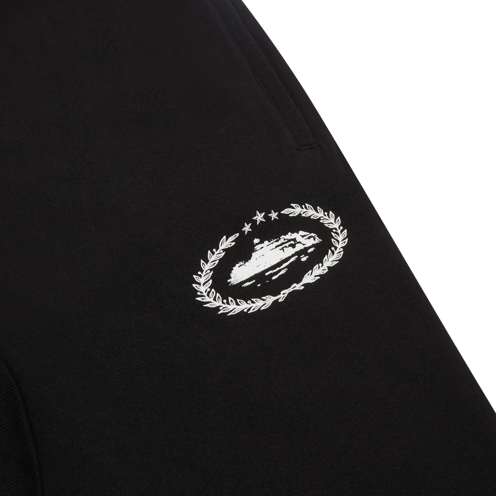 Corteiz RTW Superior Royale Open Hem Black Pants< Bottoms