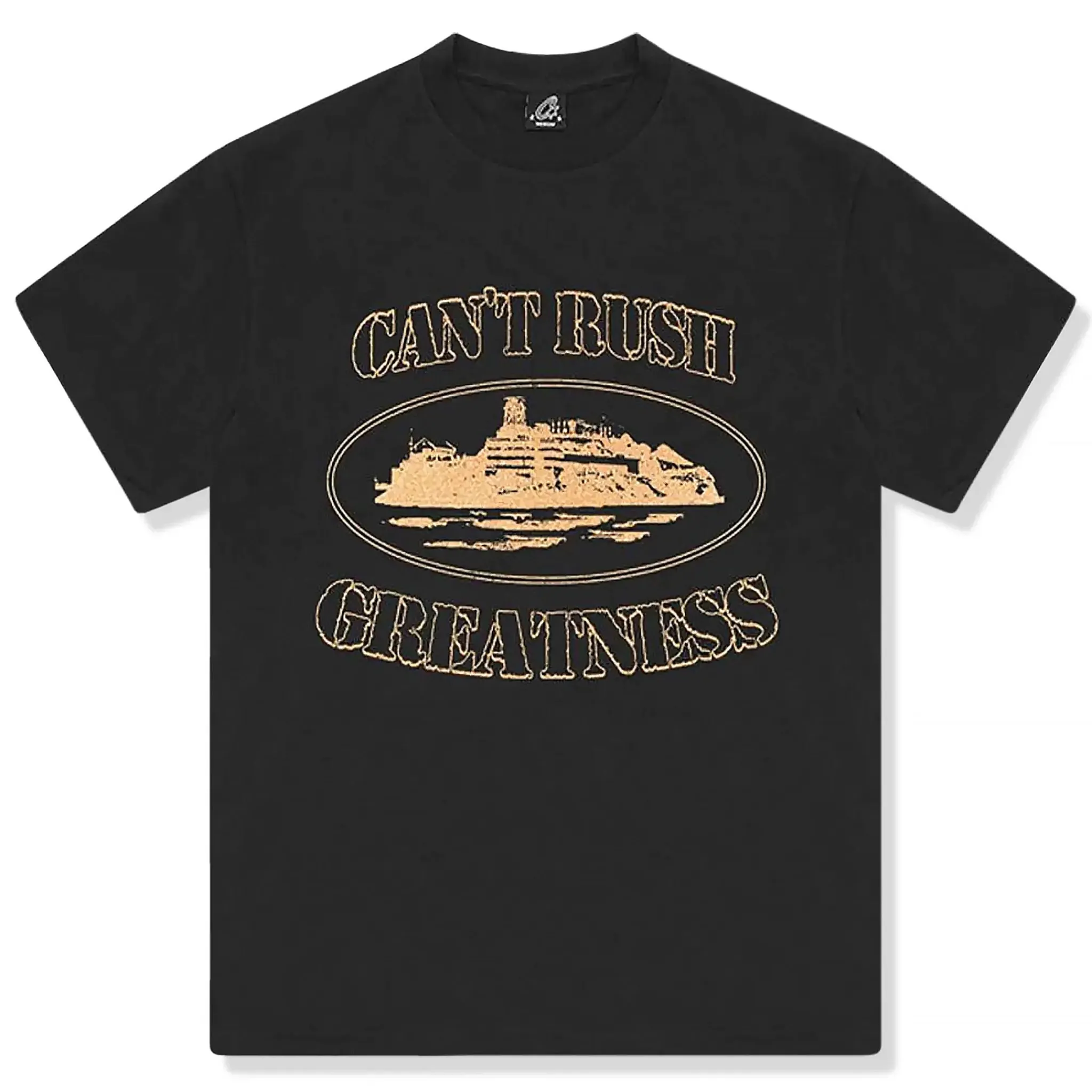 Corteiz x Central Cee Can't Rush Greatness Black T Shirt< T-shirts
