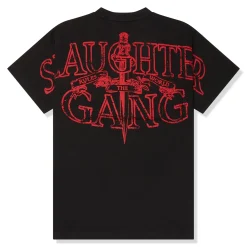 Corteiz x Slaughter Gang 21 Savage Black T Shirt< T-shirts