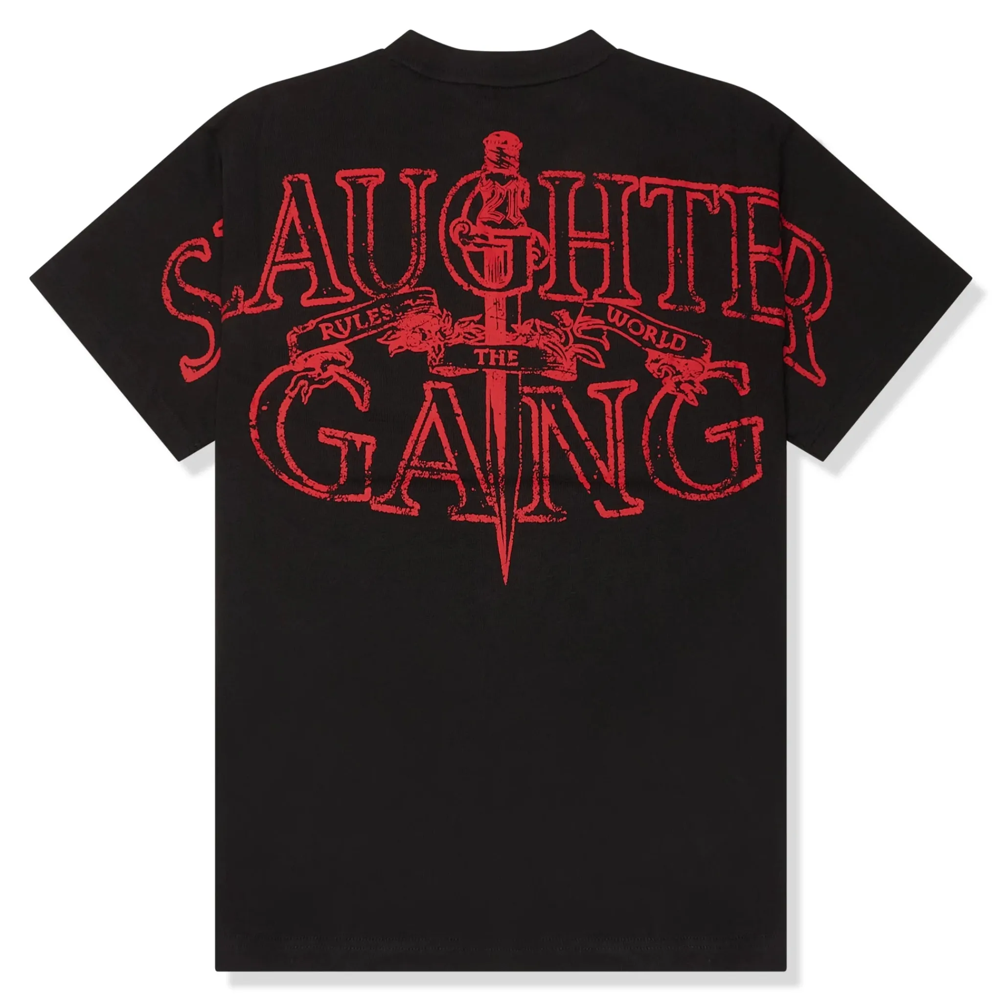 Corteiz x Slaughter Gang 21 Savage Black T Shirt< T-shirts